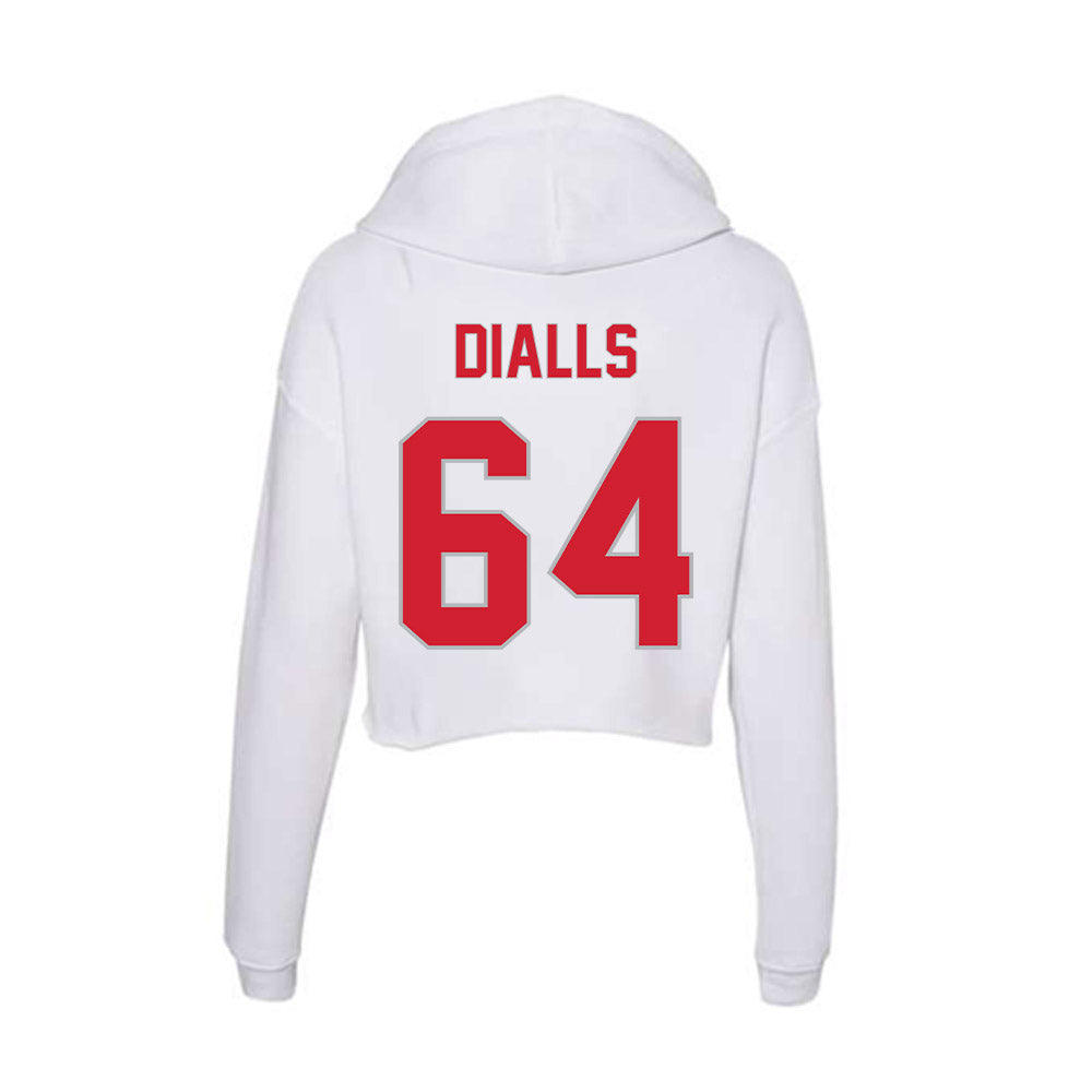 Western Kentucky - NCAA Football : Jackson Dialls - Women's Crop Fleece Hoodie-1