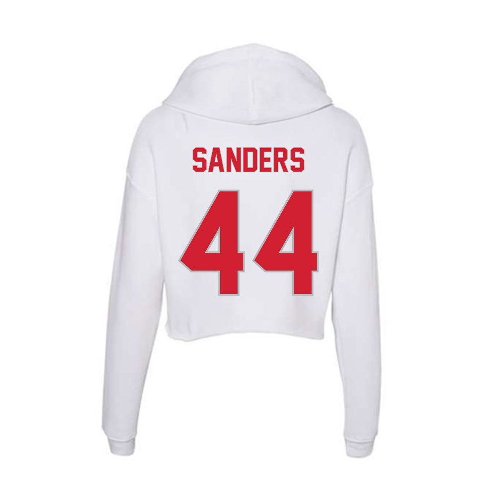 Western Kentucky - NCAA Football : Bailey Sanders - Women's Crop Fleece Hoodie-1