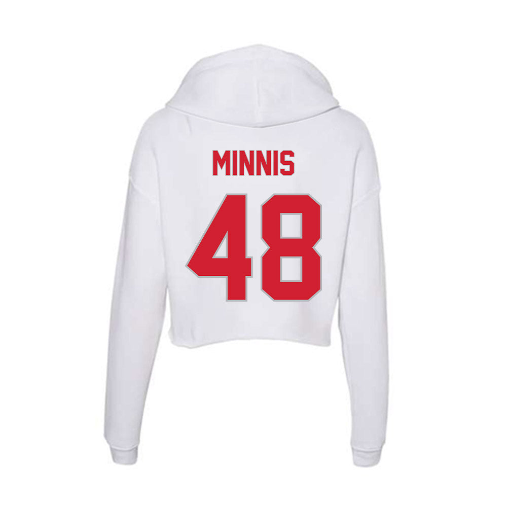Western Kentucky - NCAA Football : Zsacari Minnis - Women's Crop Fleece Hoodie-1