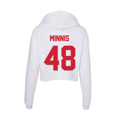 Western Kentucky - NCAA Football : Zsacari Minnis - Women's Crop Fleece Hoodie-1
