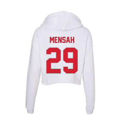Western Kentucky - NCAA Football : Joshua Mensah - Women's Crop Fleece Hoodie-1