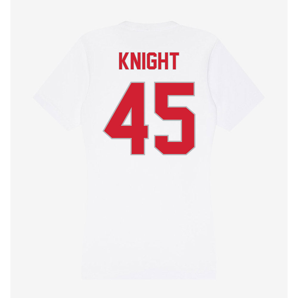 Western Kentucky - NCAA Football : Josaiah Knight - Women's V-Neck T-Shirt-1