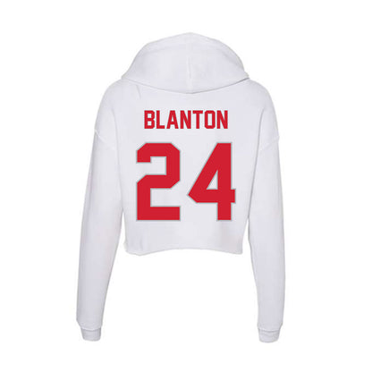 Western Kentucky - NCAA Softball : Jenna Blanton - Women's Crop Fleece Hoodie-1