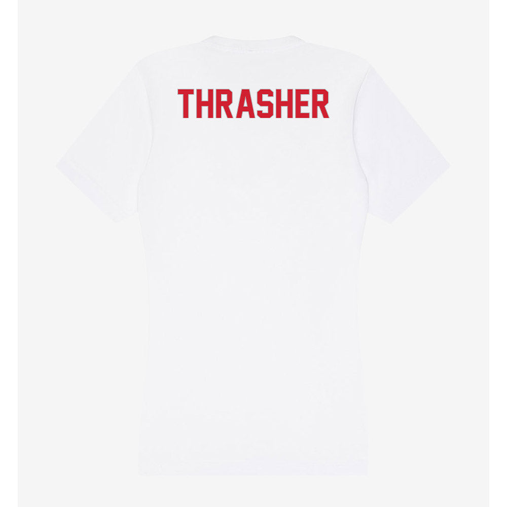 Western Kentucky - NCAA Men's Track & Field : Van Thrasher - Women's V-Neck T-Shirt-1