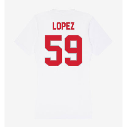 Western Kentucky - NCAA Football : Alex Lopez - Women's V-Neck T-Shirt-1