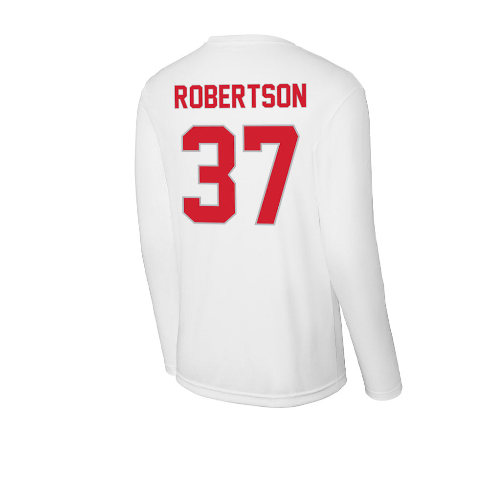 Western Kentucky - NCAA Baseball : Aaron Robertson - Activewear Long Sleeve T-Shirt-1