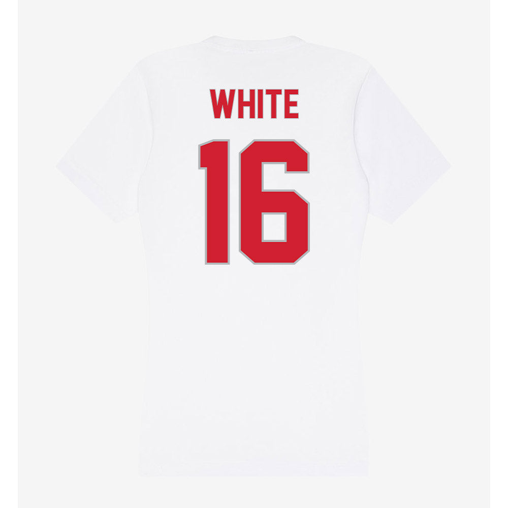 Western Kentucky - NCAA Softball : Annie White - Women's V-Neck T-Shirt-1