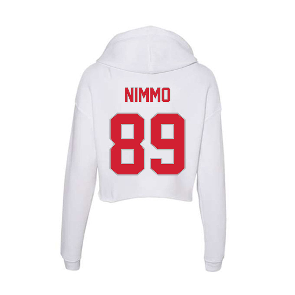 Western Kentucky - NCAA Football : Cross Nimmo - Women's Crop Fleece Hoodie-1