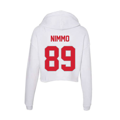 Western Kentucky - NCAA Football : Cross Nimmo - Women's Crop Fleece Hoodie-1