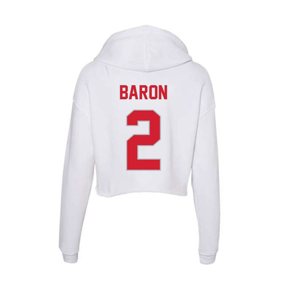 Western Kentucky - NCAA Women's Volleyball : Tayler Baron - Women's Crop Fleece Hoodie-1