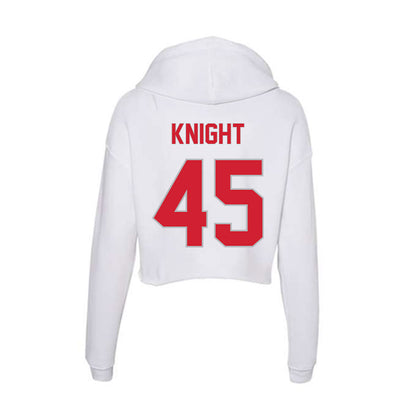 Western Kentucky - NCAA Football : Josaiah Knight - Women's Crop Fleece Hoodie-1