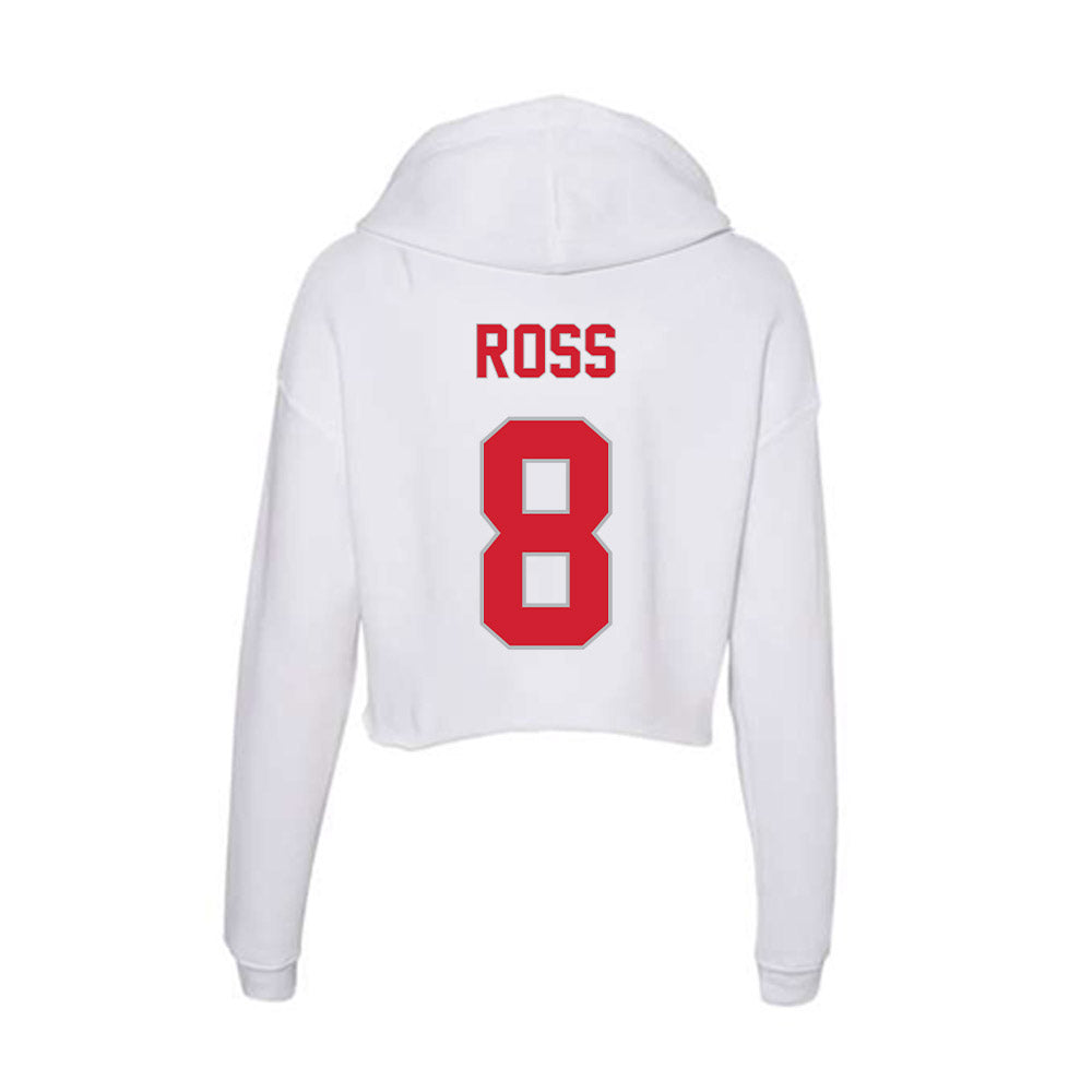 Western Kentucky - NCAA Baseball : Camden Ross - Women's Crop Fleece Hoodie-1