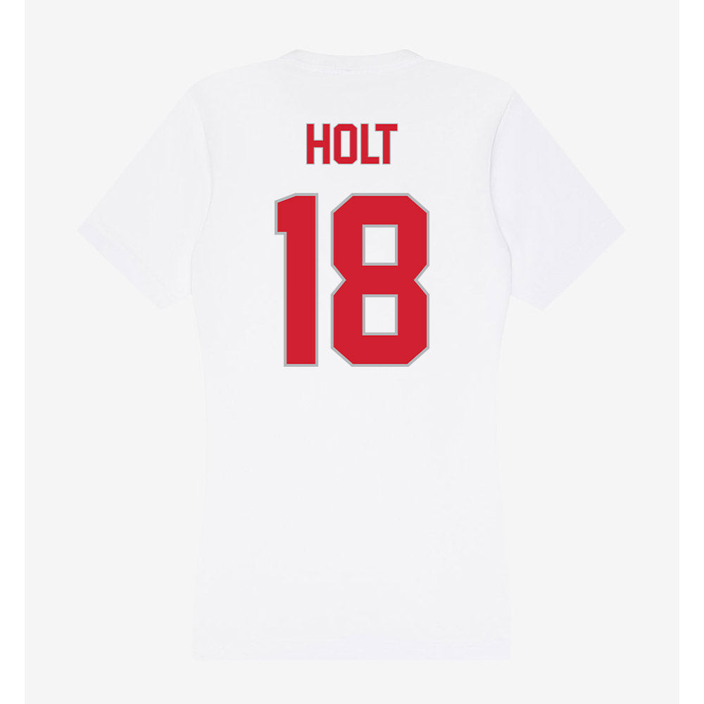 Western Kentucky - NCAA Baseball : Ka'olu Holt - Women's V-Neck T-Shirt-1