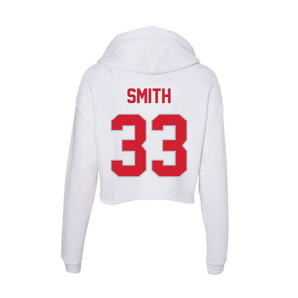 Western Kentucky - NCAA Football : Jack Smith - Women's Crop Fleece Hoodie-1