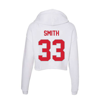 Western Kentucky - NCAA Football : Jack Smith - Women's Crop Fleece Hoodie-1
