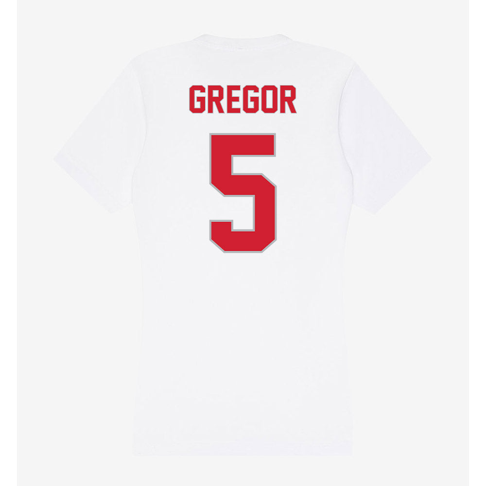 Western Kentucky - NCAA Softball : Macy Gregor - Women's V-Neck T-Shirt-1