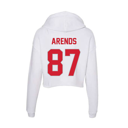 Western Kentucky - NCAA Football : Coleson Arends - Women's Crop Fleece Hoodie-1