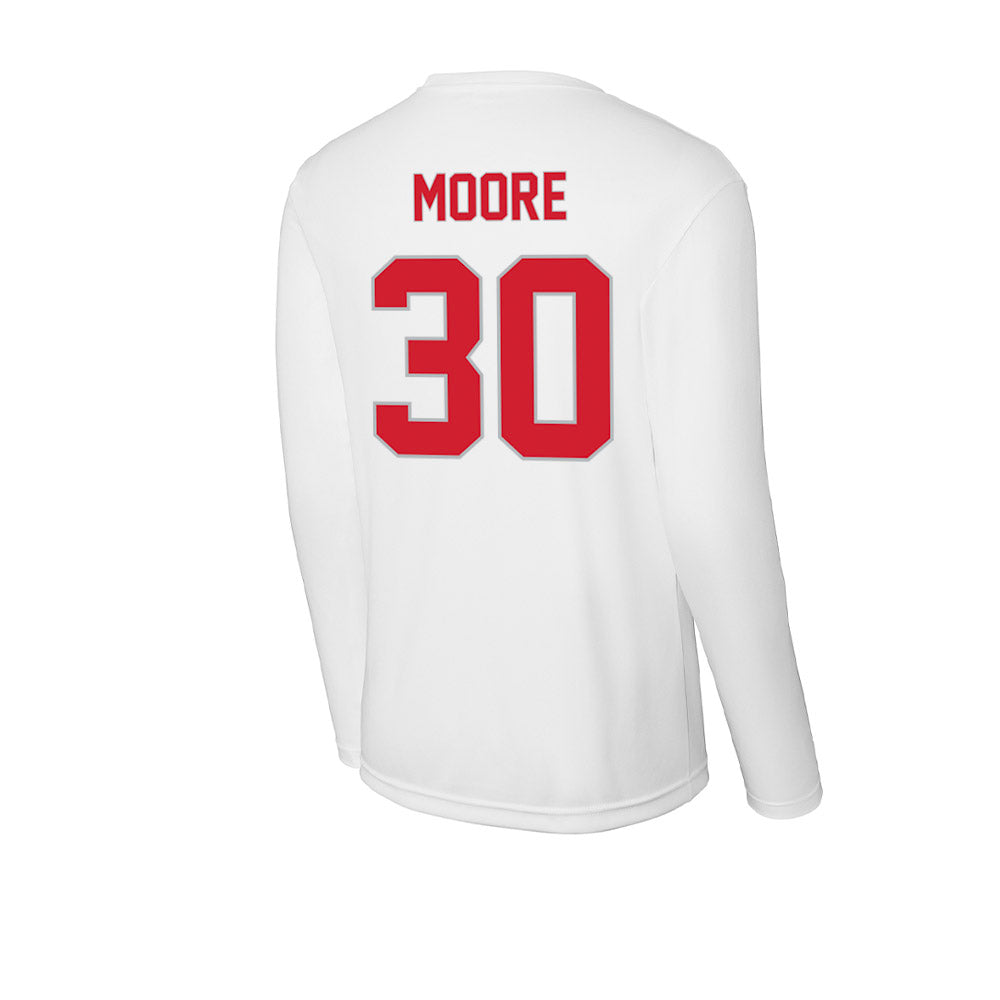 Western Kentucky - NCAA Men's Basketball : Teagan Moore - Activewear Long Sleeve T-Shirt-1