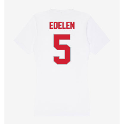Western Kentucky - NCAA Men's Basketball : Jack Edelen - Women's V-Neck T-Shirt-1