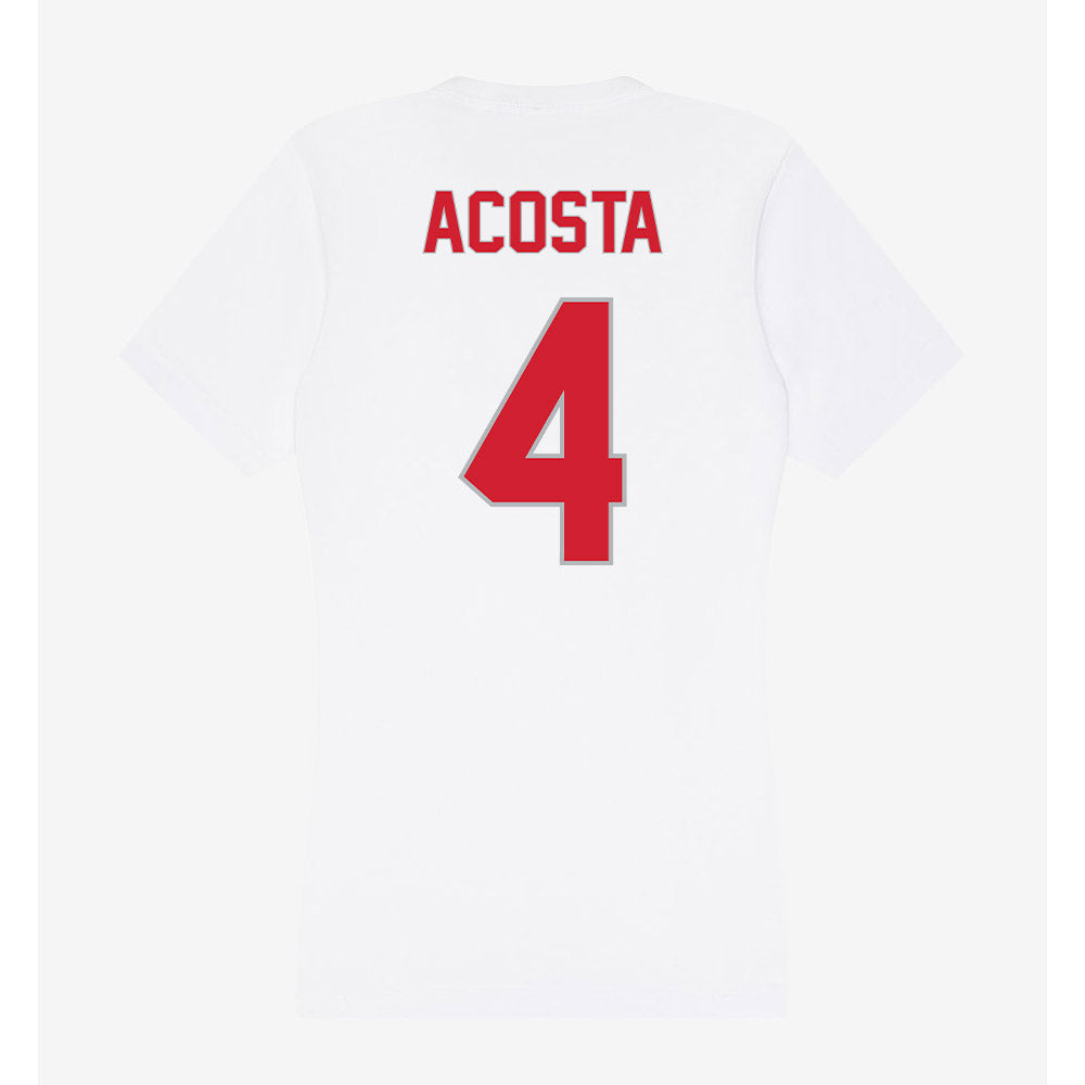Western Kentucky - NCAA Baseball : JP Acosta - Women's V-Neck T-Shirt-1