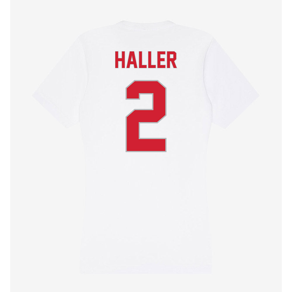 Western Kentucky - NCAA Baseball : Austin Haller - Women's V-Neck T-Shirt-1