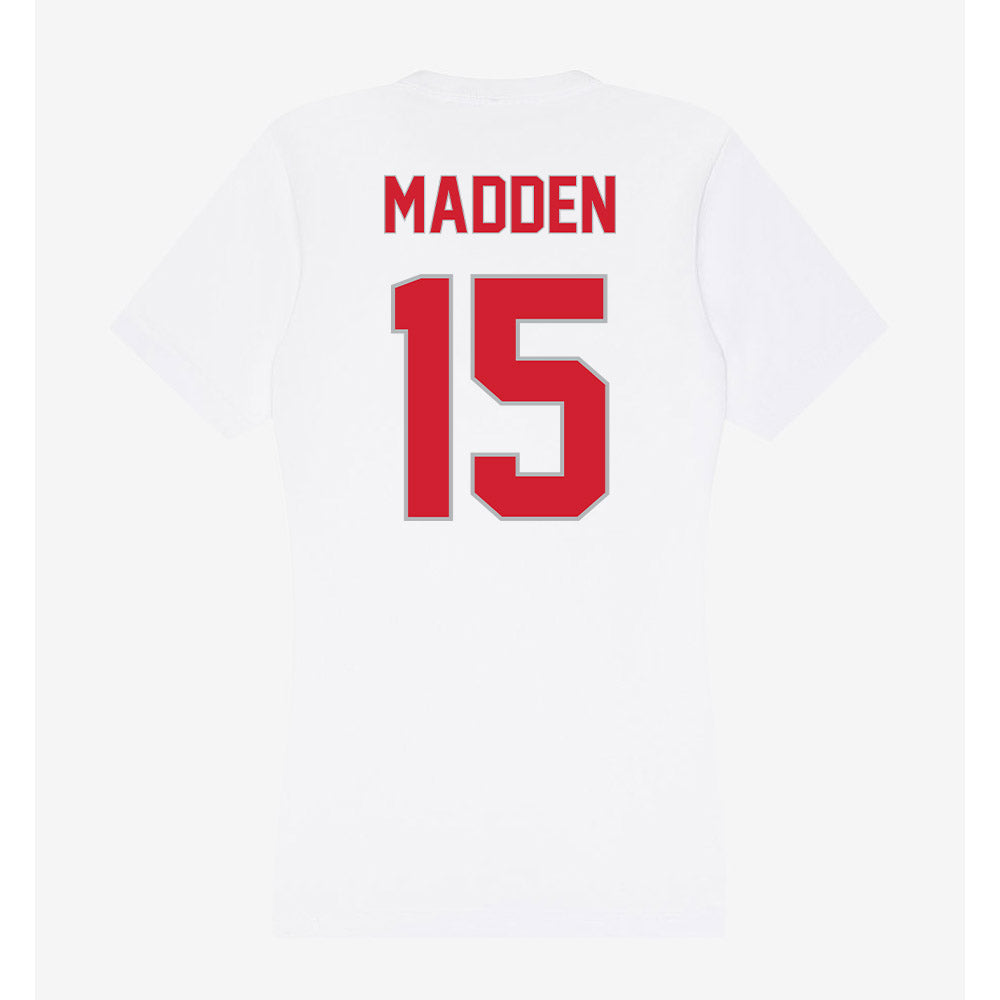 Western Kentucky - NCAA Football : Garrison Madden - Women's V-Neck T-Shirt-1