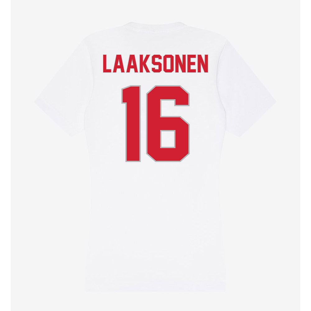 Western Kentucky - NCAA Women's Volleyball : Sonja Laaksonen - Women's V-Neck T-Shirt-1