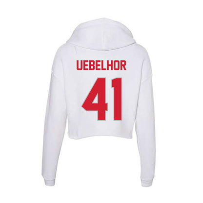 Western Kentucky - NCAA Baseball : Mick Uebelhor - Women's Crop Fleece Hoodie-1