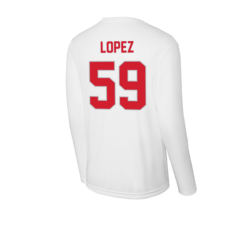 Western Kentucky - NCAA Football : Alex Lopez - Activewear Long Sleeve T-Shirt-1