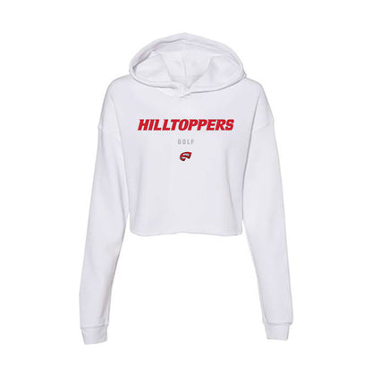 Western Kentucky - NCAA Men's Golf : Joseph Agee - Women's Crop Fleece Hoodie-0