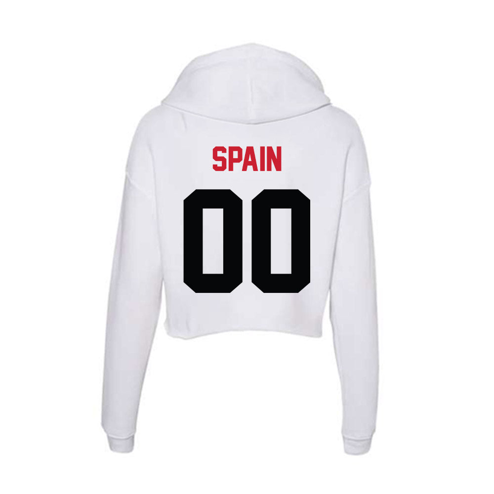 SEMO - NCAA Football : Jathan Spain - Women's Crop Fleece Hoodie-1