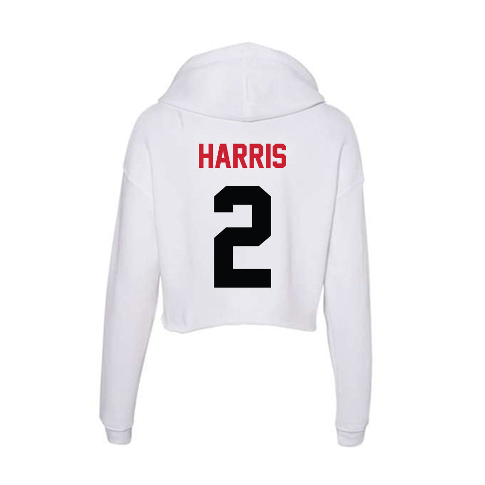 SEMO - NCAA Women's Basketball : Journee Harris - Women's Crop Fleece Hooded Sweatshirt-1