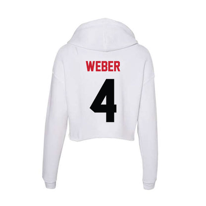 SEMO - NCAA Football : Johnny Weber - Women's Crop Fleece Hoodie-1