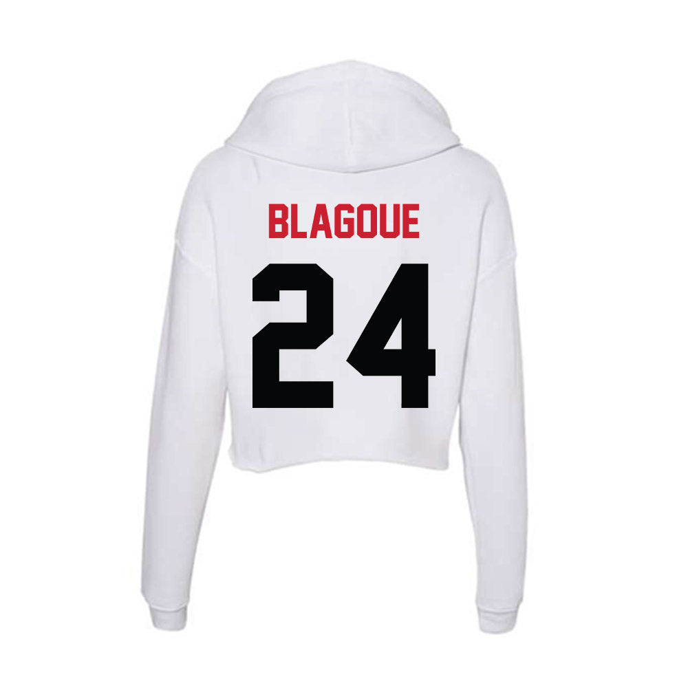 SEMO - NCAA Softball : Lilly Blagoue - Women's Crop Fleece Hoodie-1