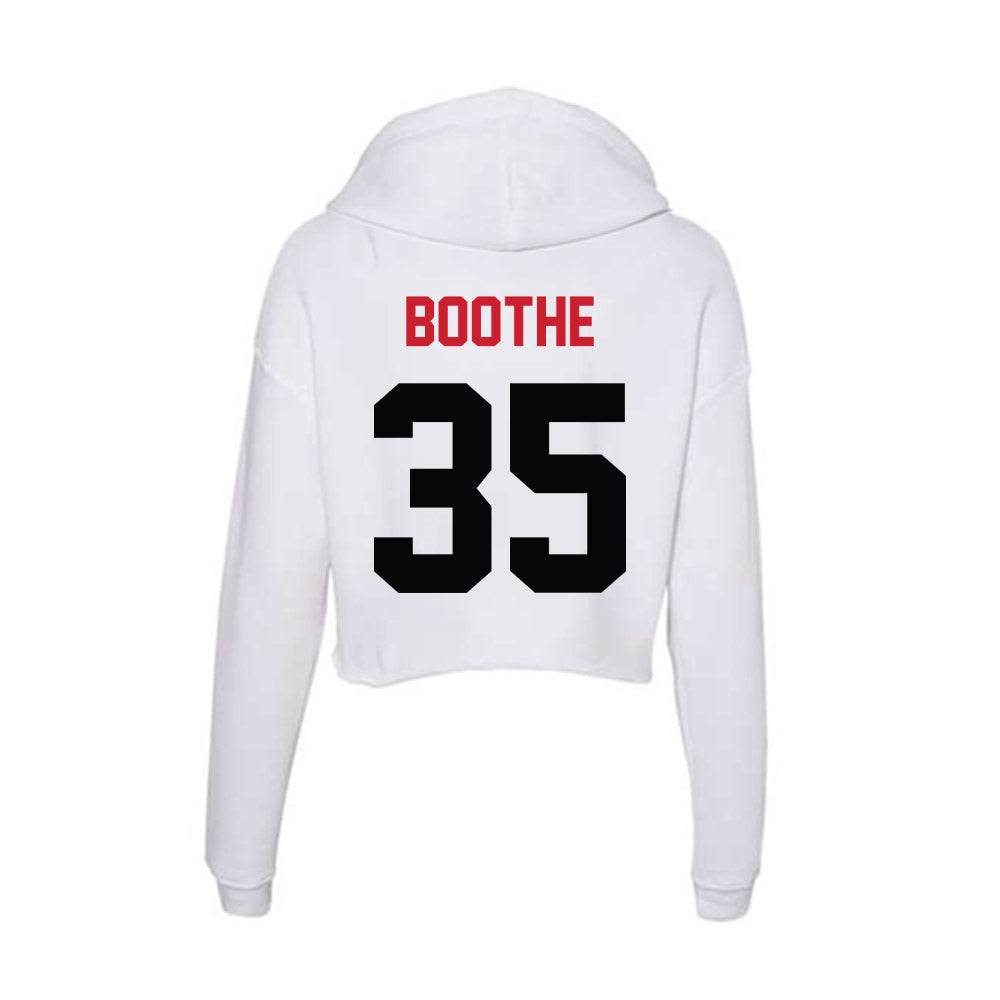 SEMO - NCAA Football : Khalik Boothe - Women's Crop Fleece Hoodie-1