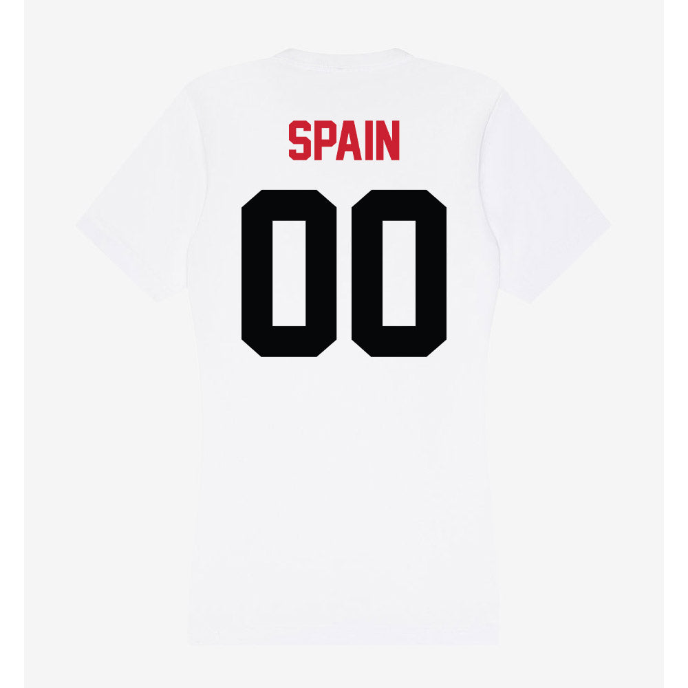 SEMO - NCAA Football : Jathan Spain - Women's V-Neck T-Shirt-1