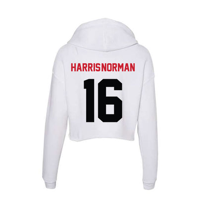 SEMO - NCAA Football : Khylen Harris-Norman - Women's Crop Fleece Hoodie-1