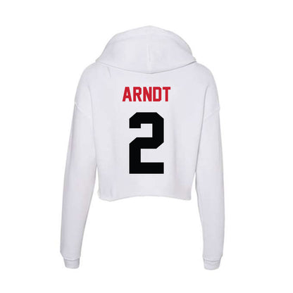 SEMO - NCAA Women's Volleyball : Lucy Arndt - Women's Crop Fleece Hoodie-1