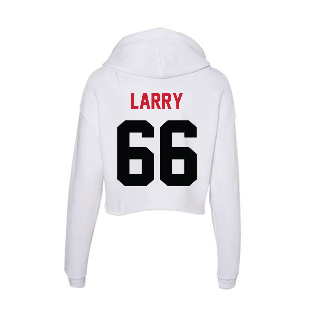 SEMO - NCAA Football : Aj Larry - Women's Crop Fleece Hoodie-1
