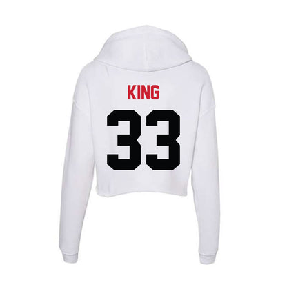 SEMO - NCAA Football : Demarcus King - Women's Crop Fleece Hoodie-1
