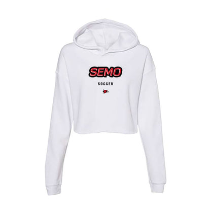 SEMO - NCAA Women's Soccer : Maya Domian - Women's Crop Fleece Hooded Sweatshirt-0