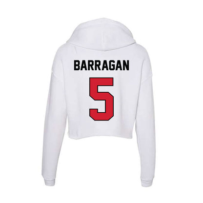 UNLV - NCAA Baseball : Drew Barragan - Women's Crop Fleece Hoodie-1