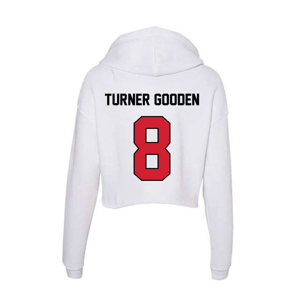 UNLV - NCAA Football : Larry Turner Gooden - Women's Crop Fleece Hoodie-1