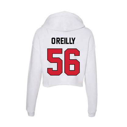 UNLV - NCAA Football : Andrew O'Reilly - Women's Crop Fleece Hoodie-1