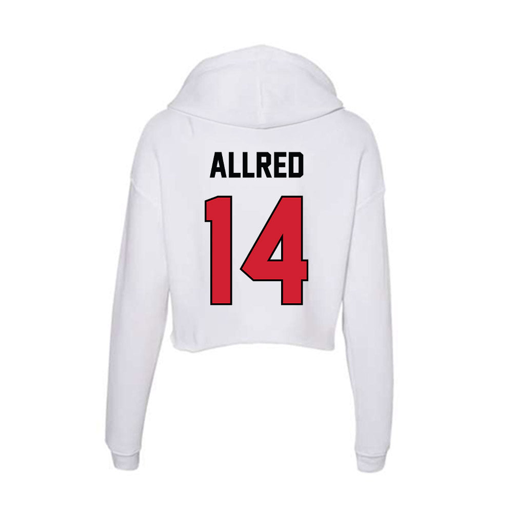 UNLV - NCAA Men's Soccer : Bryce Allred - Women's Crop Fleece Hoodie-1