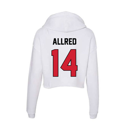 UNLV - NCAA Men's Soccer : Bryce Allred - Women's Crop Fleece Hoodie-1