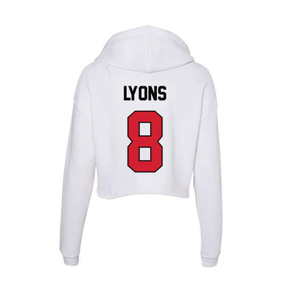 UNLV - NCAA Football : Taeshaun Lyons - Women's Crop Fleece Hoodie-1
