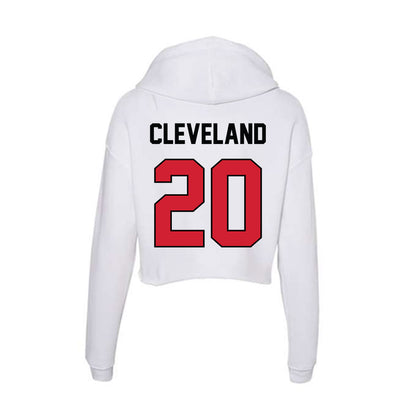 UNLV - NCAA Football : Landyn Cleveland - Women's Crop Fleece Hoodie-1