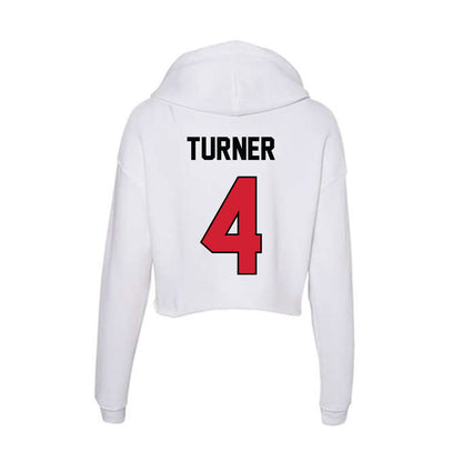 UNLV - NCAA Softball : Natalie Turner - Women's Crop Fleece Hoodie-1