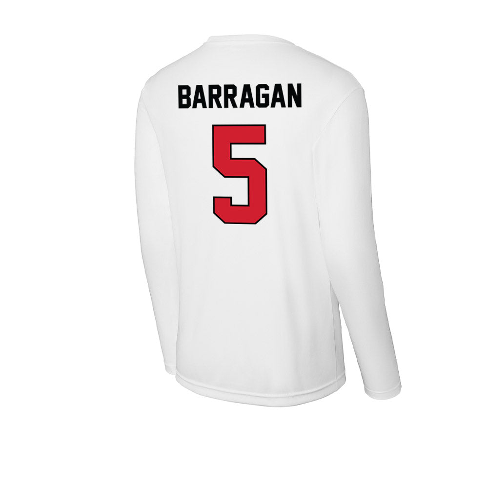 UNLV - NCAA Baseball : Drew Barragan - Activewear Long Sleeve T-Shirt-1